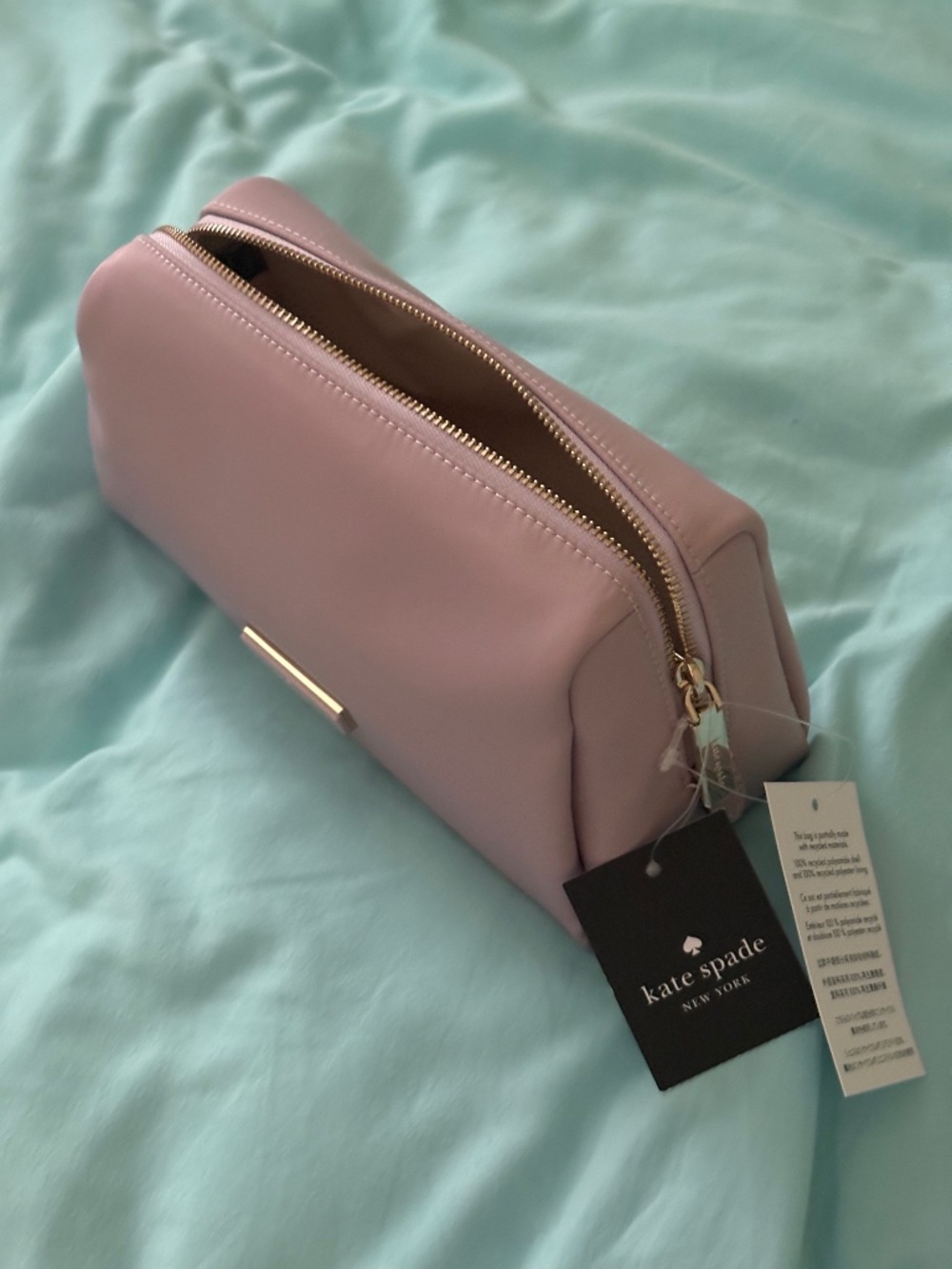 Kate Spade Lavender Cosmetic Case
